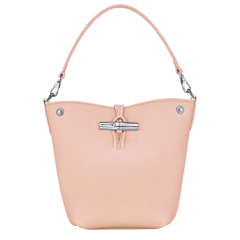 long champ Le Roseau XS Bucket Leather Női Mini Táskák Ballerina | HUNW9281