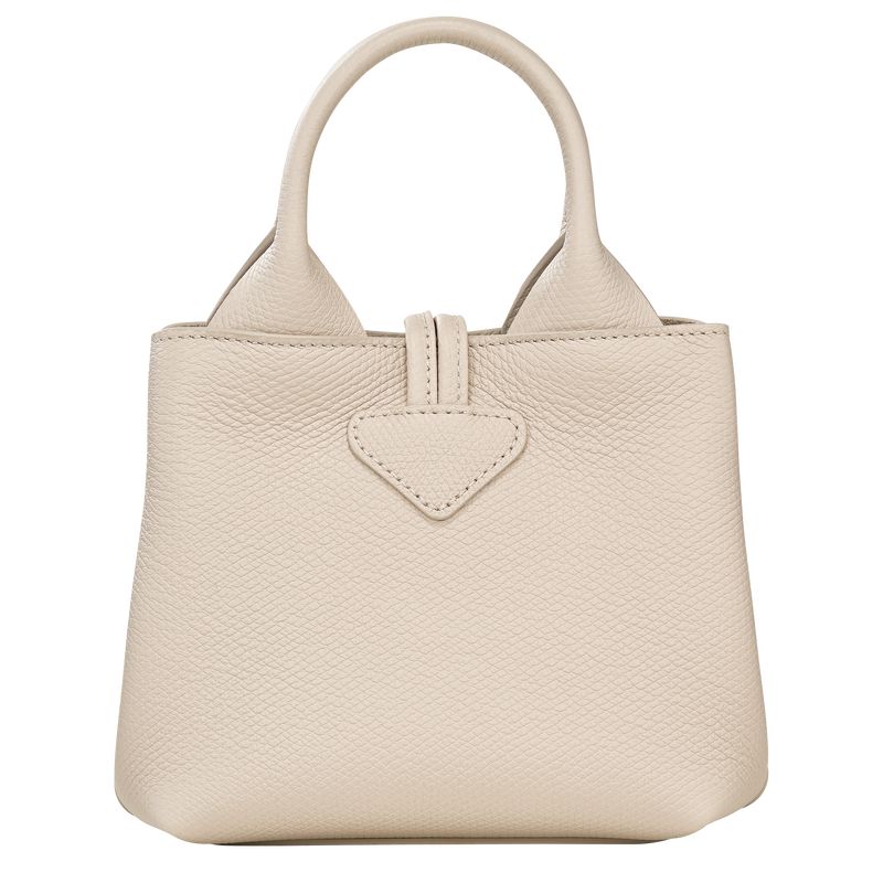 long champ Le Roseau XS Handbag Leather Női Mini Táskák Paper | HUXY9329