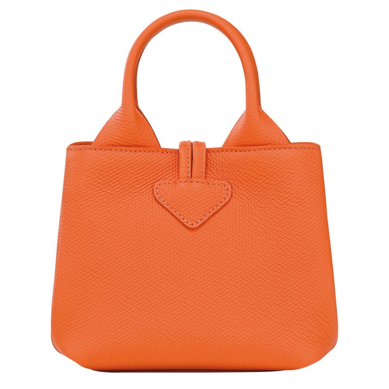 long champ Le Roseau XS Handbag Leather Női Mini Táskák Narancssárga | HUHA9324