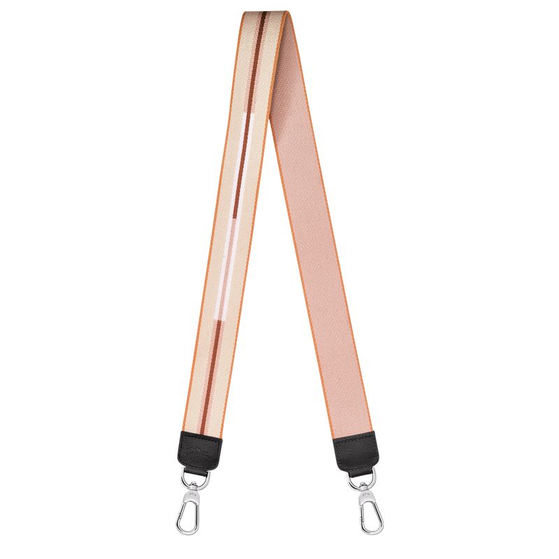 long champ Rayures Shoulder strap Canvas Férfi Kiegészítők Nude | HUTC7441