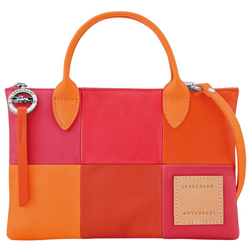 long champ Re-play XS Handbag Leather Női Mini Táskák Carrot | HUMQ9282