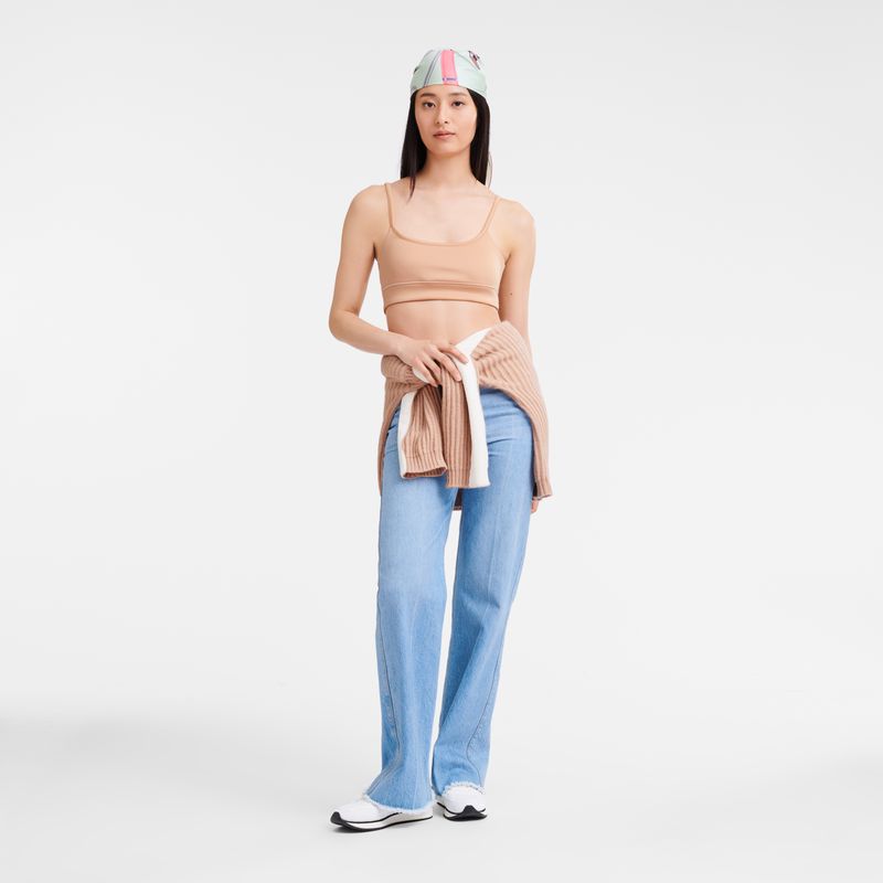 long champ Sport Jersey Női Melltartók Nude | HUVR7719