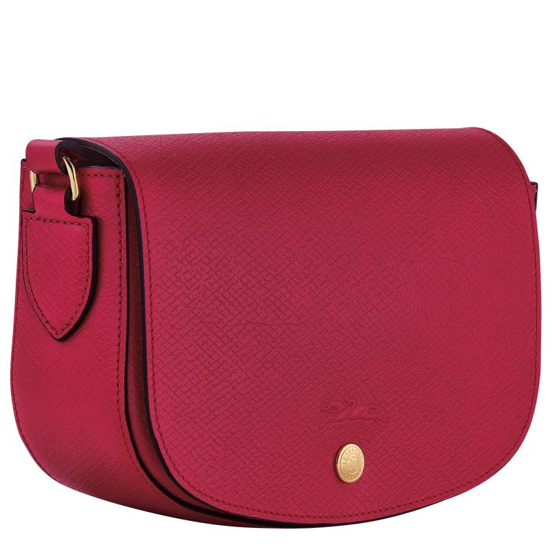 long champ Épure S Leather Női Crossbody Táska Magenta | HUSG8985