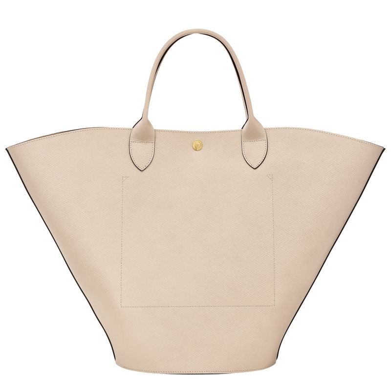 long champ Épure XL Tote Leather Női Kézitáska Paper | HUIL9145