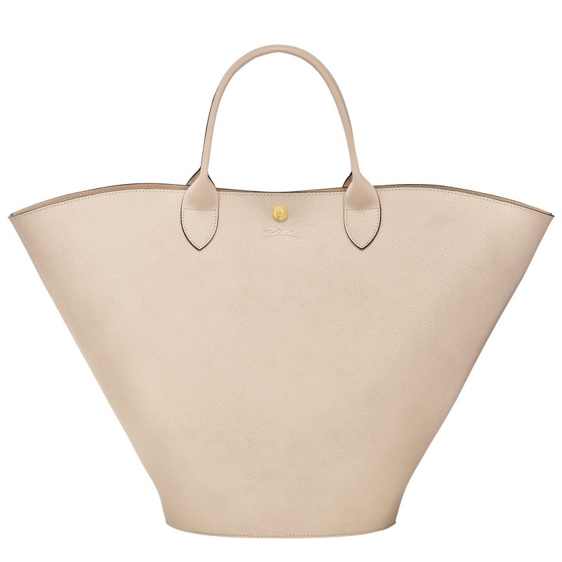 long champ Épure XL Tote Leather Női Kézitáska Paper | HUIL9145