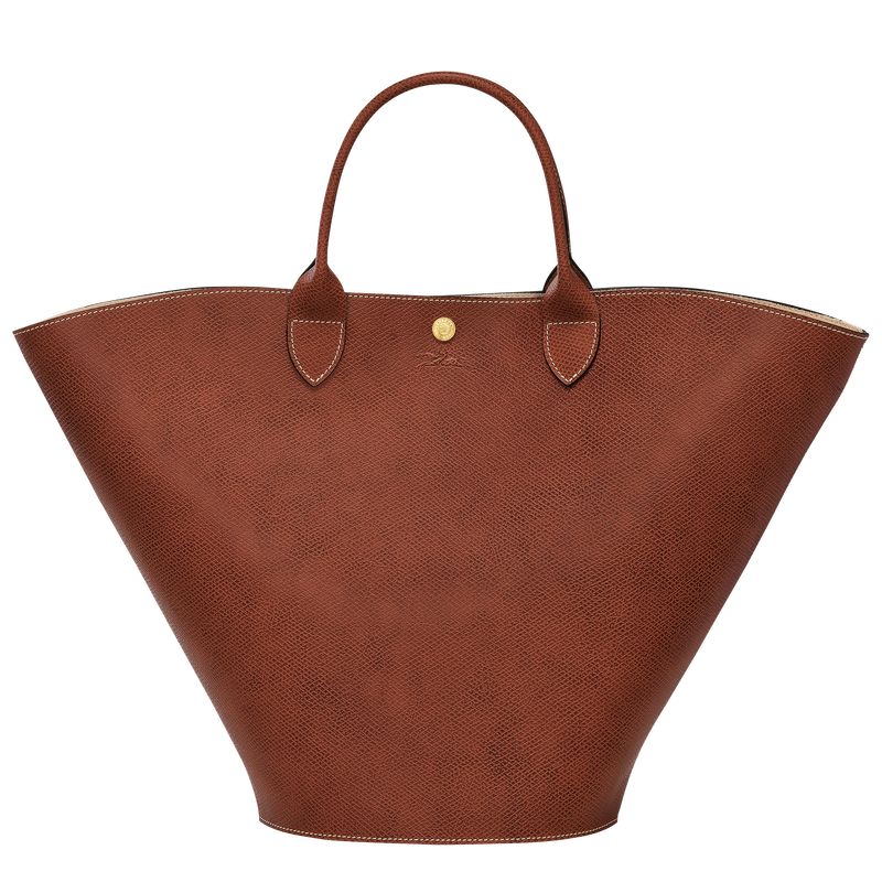 long champ Épure XL Tote Leather Női Kézitáska Barna | HUPJ9143