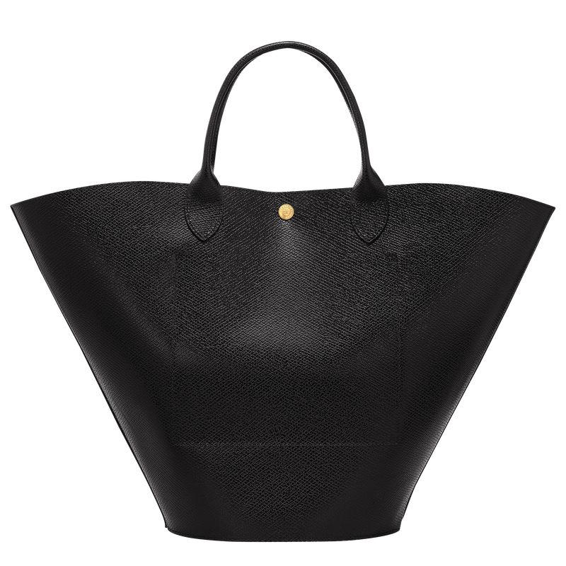 long champ Épure XL Tote Leather Női Kézitáska Fekete | HUAH9142