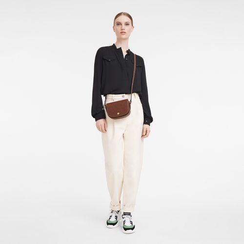 long champ Épure XS Crossbody Leather Női Mini Táskák Barna | HUPJ9266