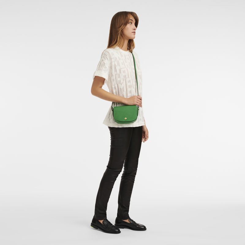 long champ Épure XS Crossbody Leather Női Mini Táskák Zöld | HUHA9345