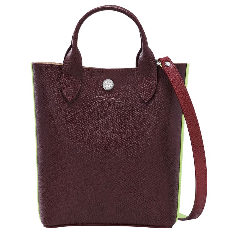 long champ Épure XS Tote Leather Női Kézitáska Bordó | HUXY9184