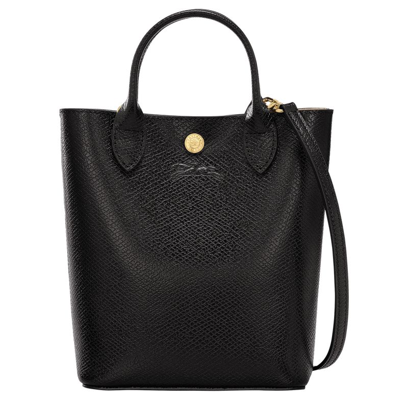 long champ Épure XS Tote Leather Női Kézitáska Fekete | HUUZ9146